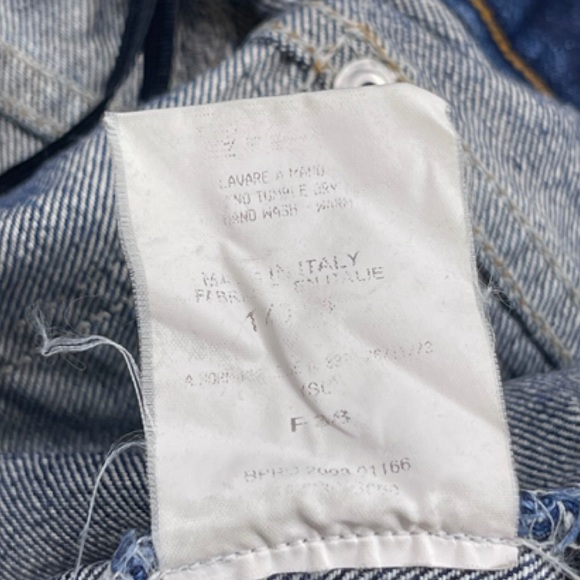 ✨Authentic Extremely Rare Yves Saint Laurent YSL Logo Blue Denim Jeans Pants